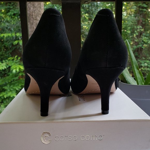 CORSO COMO Linnden Black Pumps Round Toe Size 5.5 - Picture 8 of 10